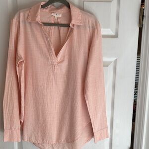 Lou & Grey Women's Long-Sleeve V-Neck Tunic Top